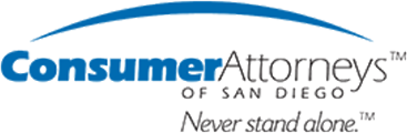 Logo Recognizing The Law Offices of Mark C. Blane, APC's affiliation with Consumer Attorneys