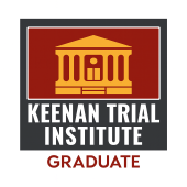 Logo Recognizing The Law Offices of Mark C. Blane, APC's affiliation with Keenan Trial Institute Graduate