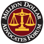 Logo Recognizing The Law Offices of Mark C. Blane, APC's affiliation with Million Dollar Advocate Forum